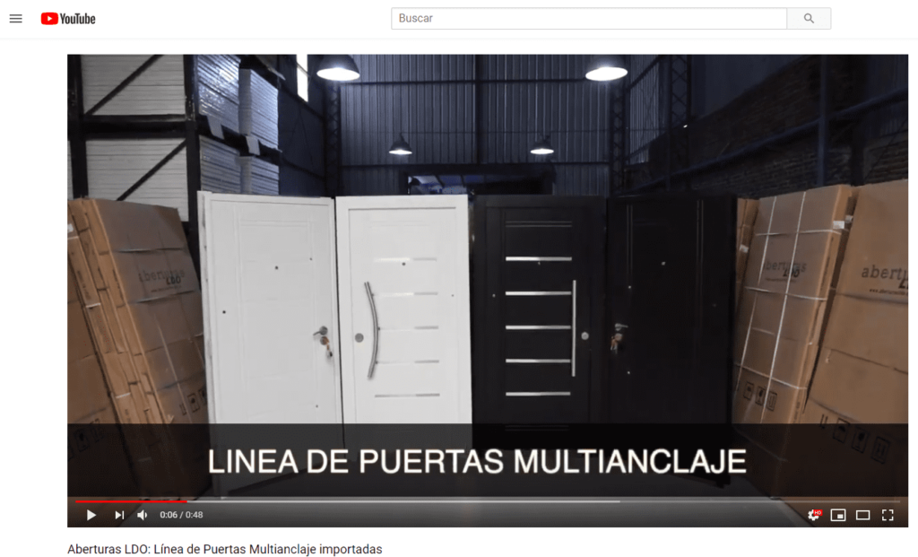 videos de puertas multianclaje