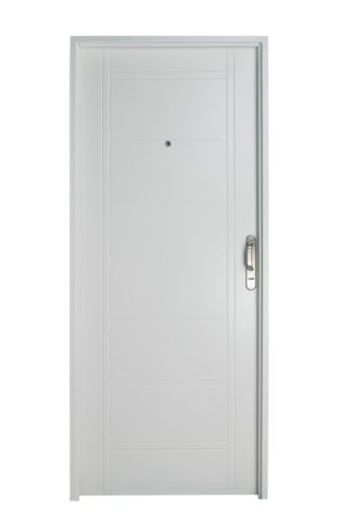 Puerta Iny BLANCA Izquierda BUÑAS manijón aluminio Ciega B1110I