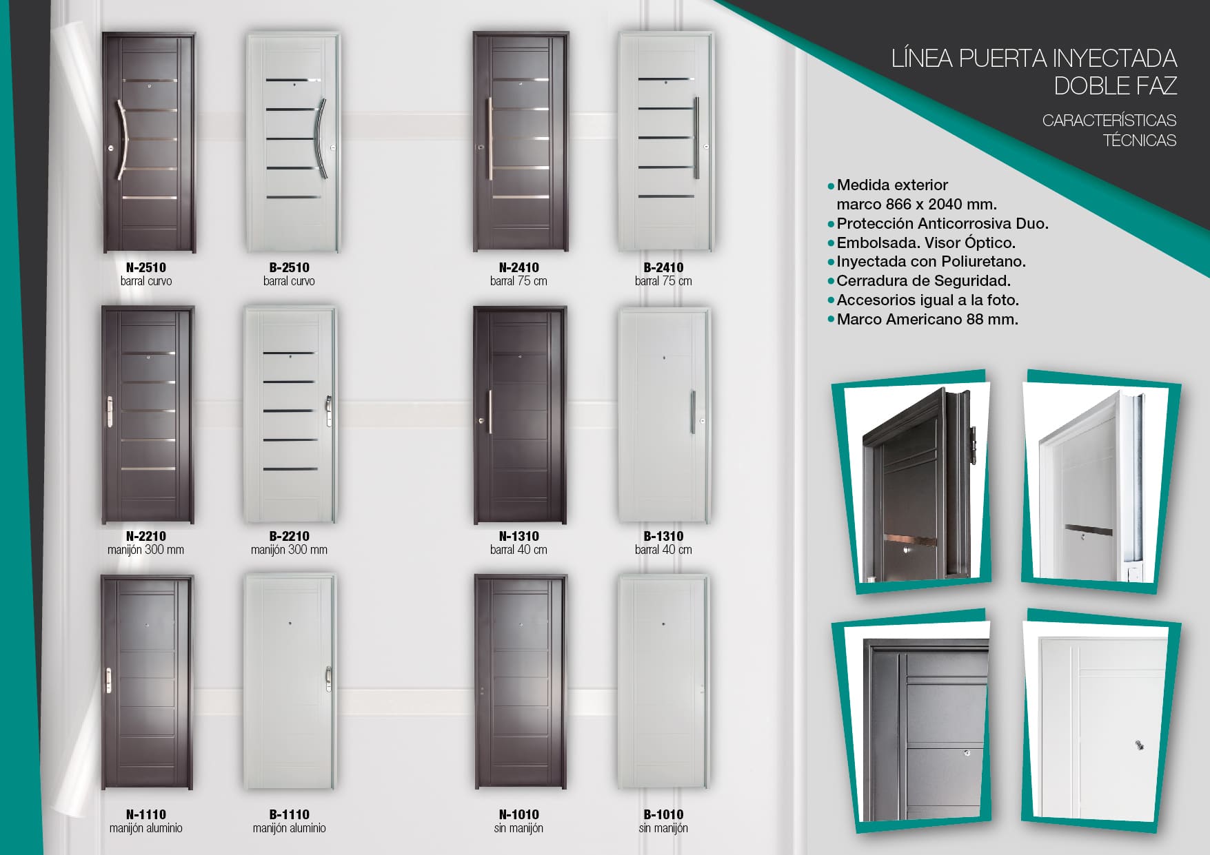 Tipos de puertas de exterior existen y sus características